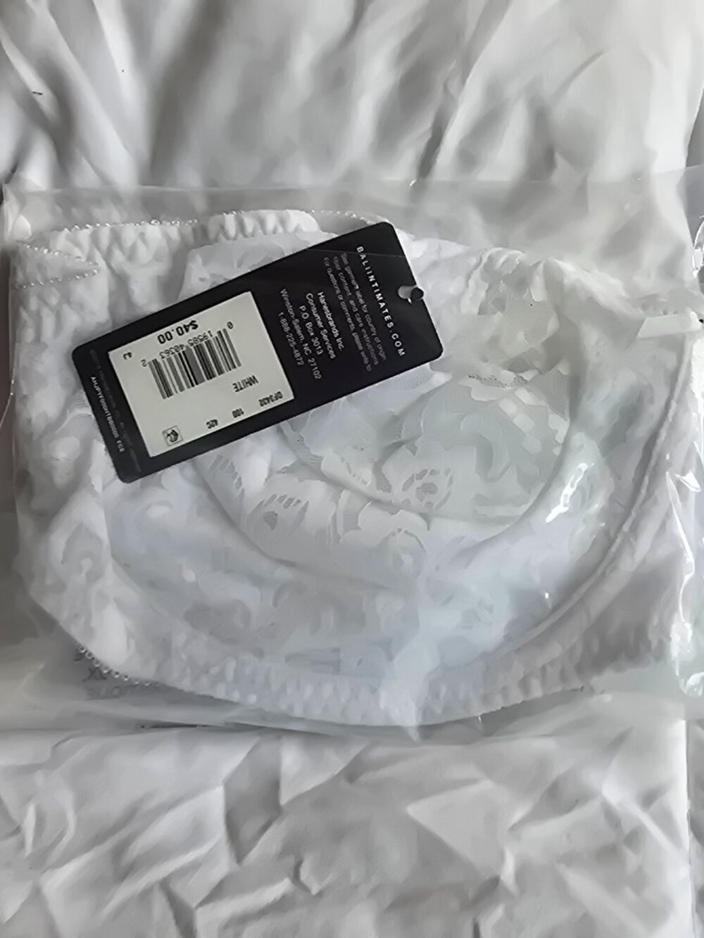 Bali lace underwire bra